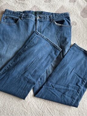 Ralph Lauren Women’s Straight-Leg Denim Jeans - Medium Blue